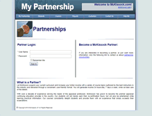 Tablet Screenshot of partnership.mckissock.com